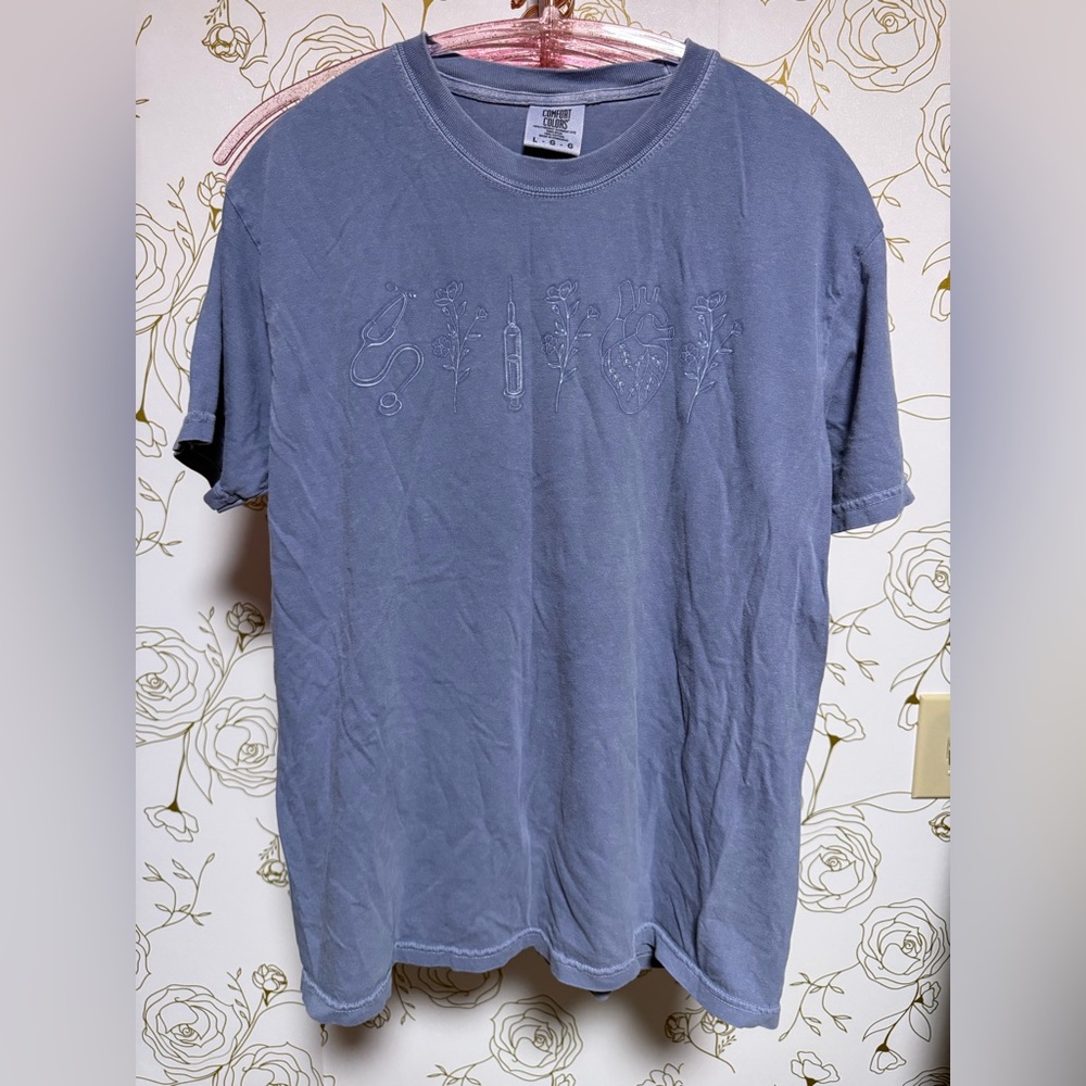 Comfort Colors Gray Graphic Tee